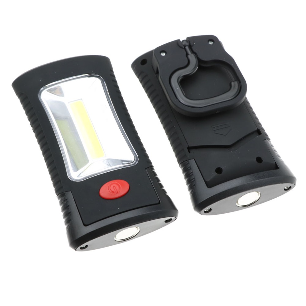 09Multifunctional Portable COB LED Magnetic Folding Hook Work Light