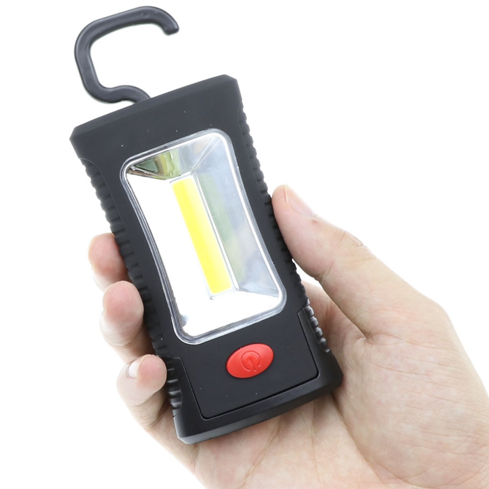 04Multifunctional Portable COB LED Magnetic Folding Hook Work Light