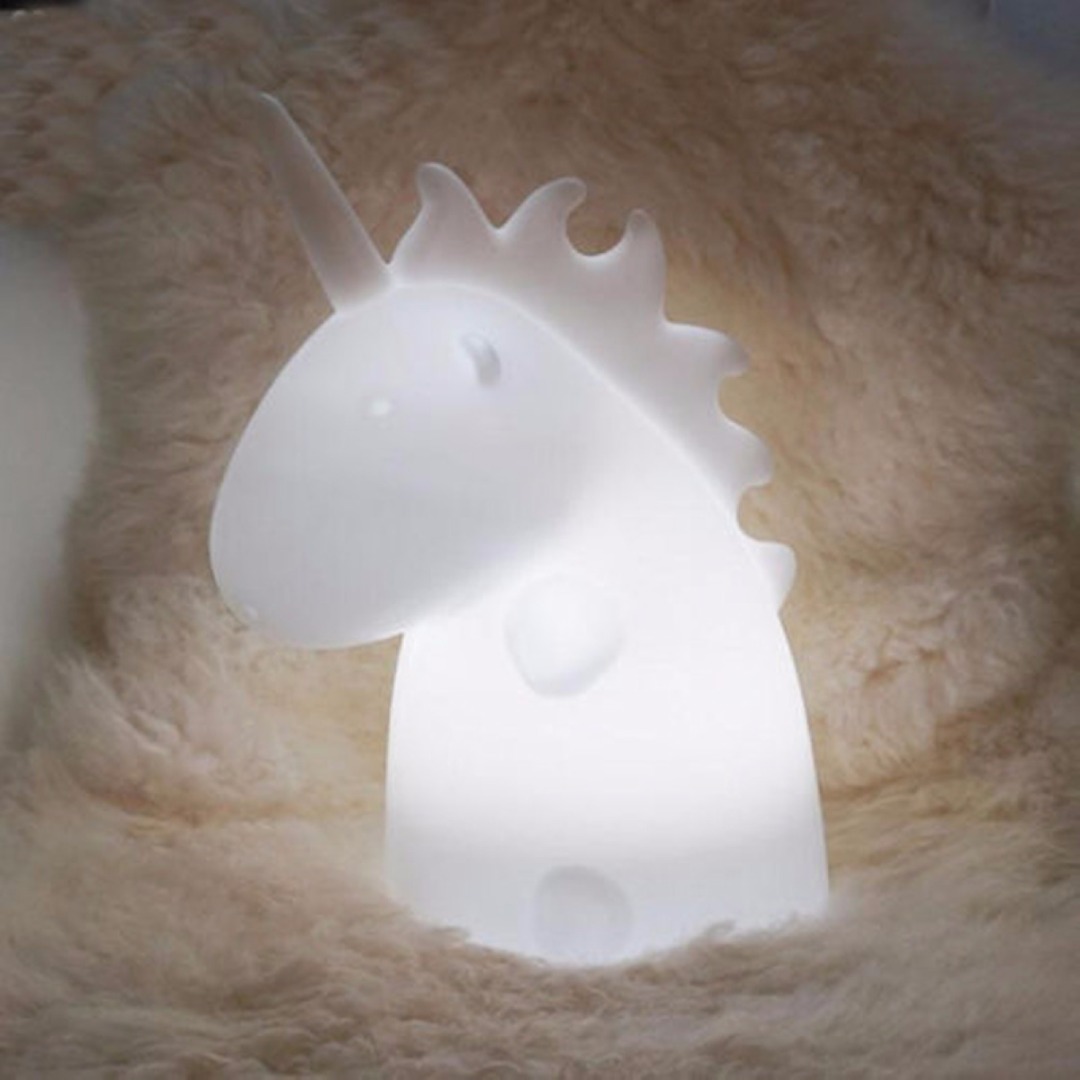 IKVVT Novel Unicorn LED Night Light Desk Lamp Kids Bedroom Home Decor Xmas Gift With Box