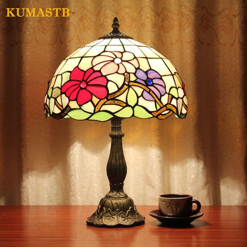 Color Glass Table Lamp 3