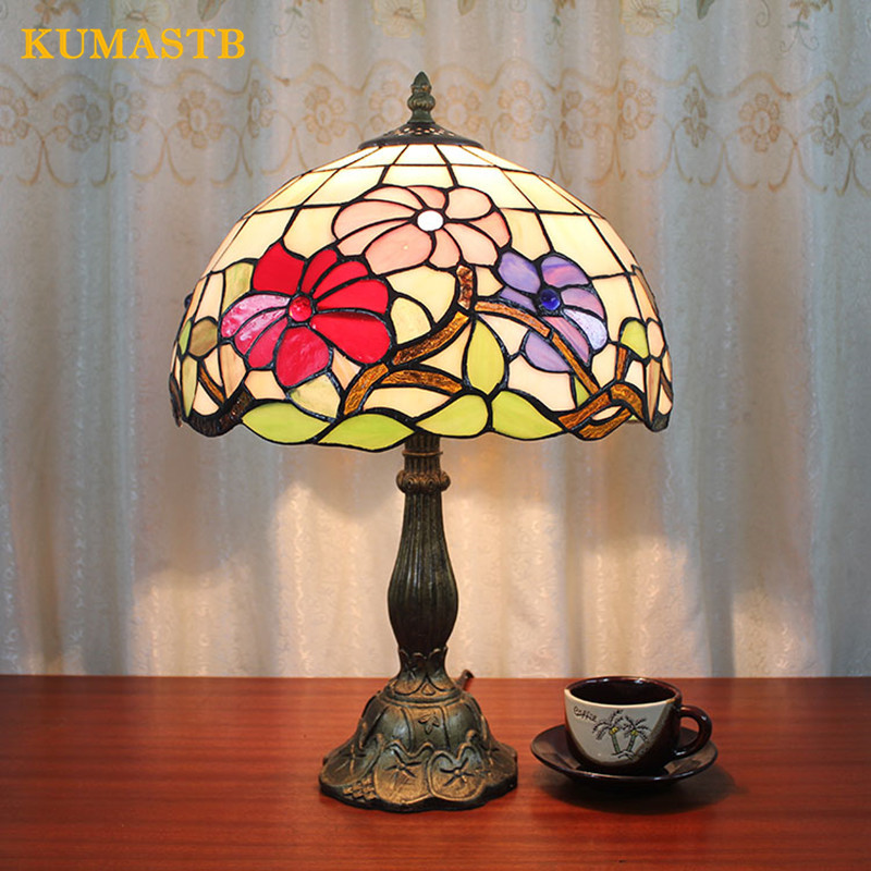 Color Glass Table Lamp 1