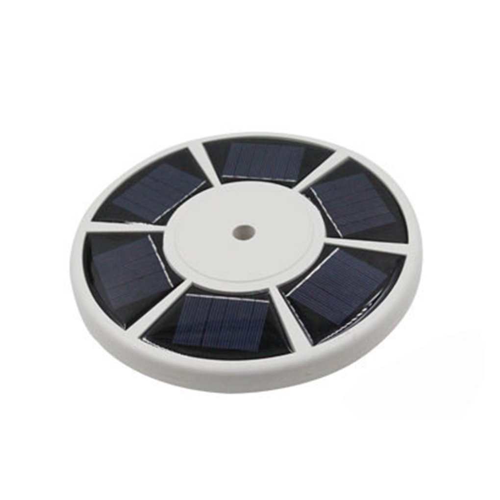 New Rechargeable Battery Solar Powered Flagpole Holder Base Mount Light
