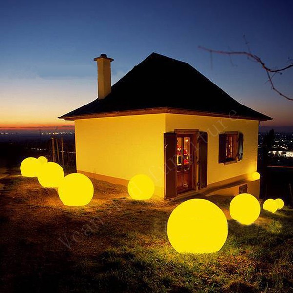 garden led decorative light globe ball