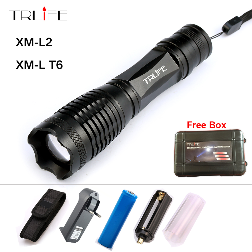 8000 Lm Flashlight Zoomable Adjustable Lamp Led Cree Xm L T6 L2 Tactical Camping Light Lanterna Battery Charger Free Gif Piece Specifications Price Quotation Ecvv Industrial Products