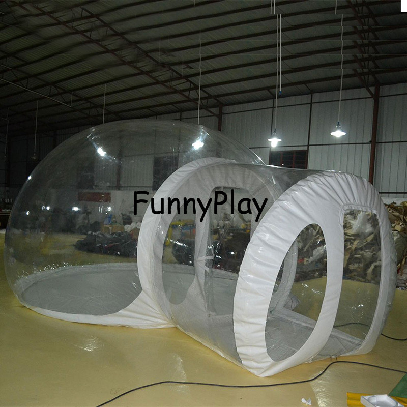 Inflatable bubble hotel