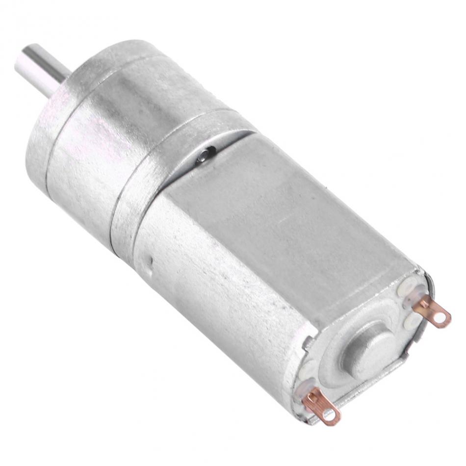 DC 12V Electric Reduction Motor High Torque Gear Motor Encoder Gearmotor Motor 15~200RPM Outer Diameter 20MM