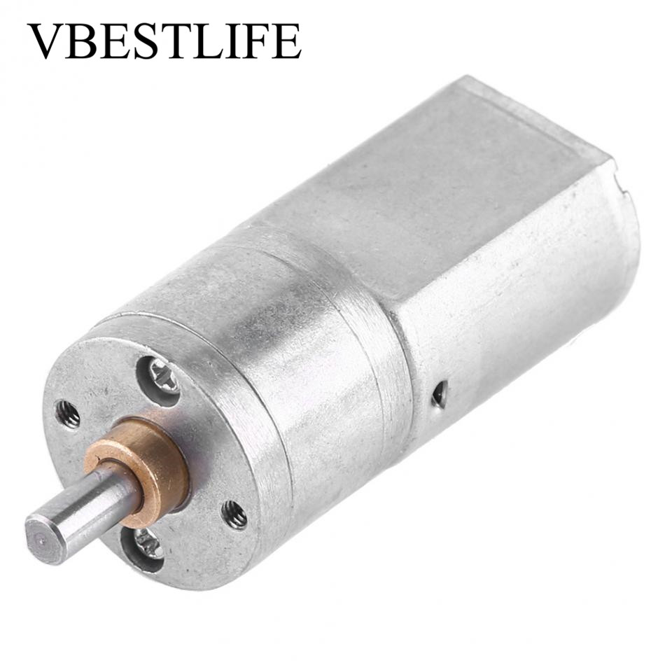 DC 12V Electric Reduction Motor High Torque Gear Motor Encoder Gearmotor Motor 15~200RPM Outer Diameter 20MM