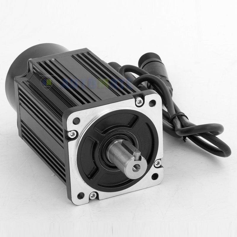 90ST-M04025 AC Servo Motor Kit 1KW 220V Servo Motor 3000rpm 4N. M Single Phase Motor with Matched Drive 3M Encoder Cable