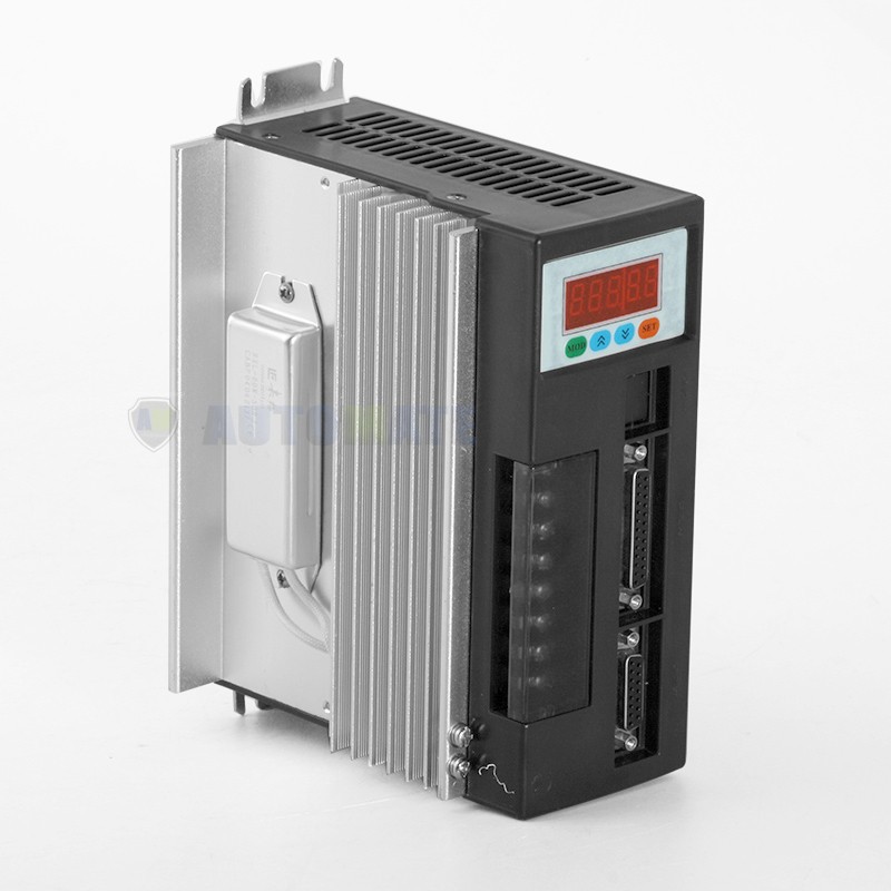90ST-M04025 AC Servo Motor Kit 1KW 220V Servo Motor 3000rpm 4N. M Single Phase Motor with Matched Drive 3M Encoder Cable