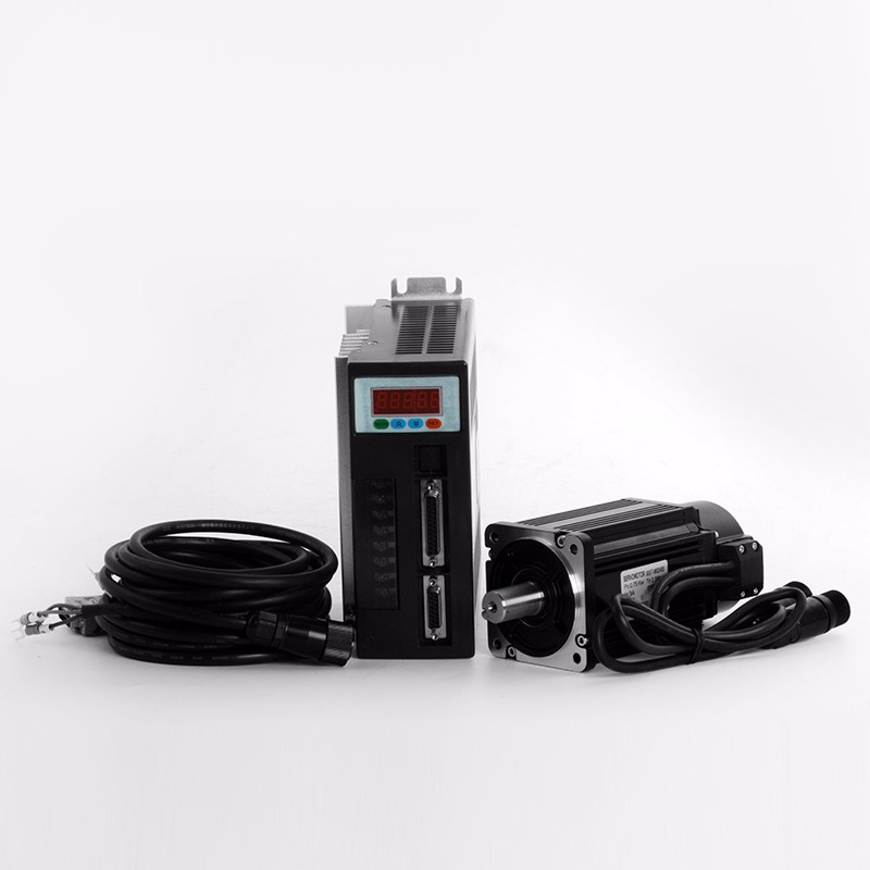 2.6KW 130ST-M10025 220V AC Servo Motor 2600W 2500RPM 10N. M. Single-Phase AC Drive Permanent Magnet Matched Driver AASD-30A