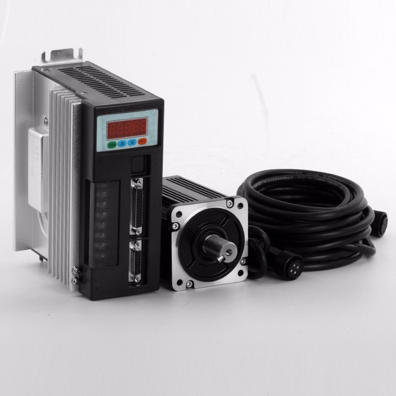 2.6KW 130ST-M10025 220V AC Servo Motor 2600W 2500RPM 10N. M. Single-Phase AC Drive Permanent Magnet Matched Driver AASD-30A