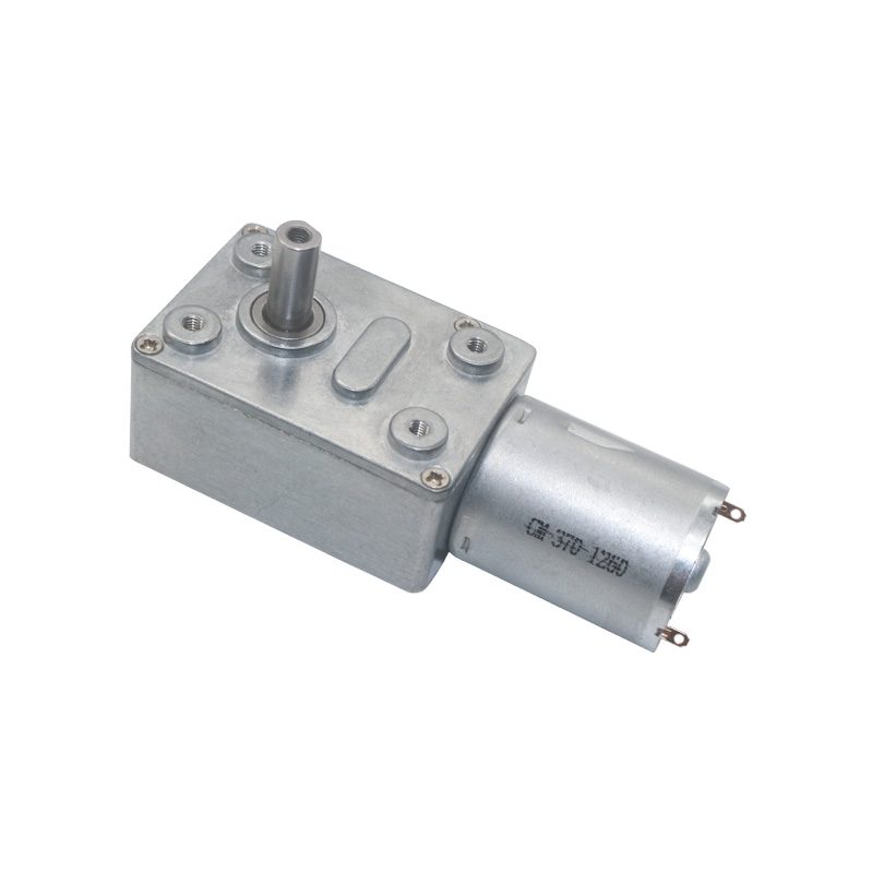 DC 6V/12V24V Speed: 2RPM to 150 RPM Worm GearMotor with Metal Gear Worm Drive Gearbox Worm Geared Motor