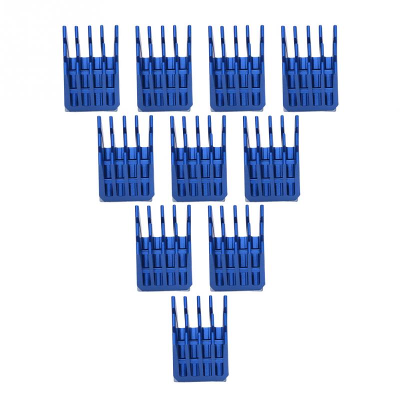 10pcs/Lot Stepper Driver Heatsink Aluminum Cooler Motor Driver Heatsink Electronic Heat Sink Cooling Fins Cooler for Printer