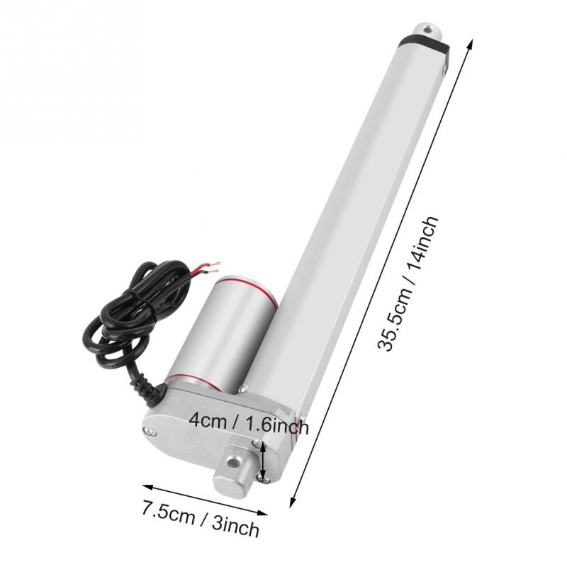 300mm Stroke Heavy Duty 750N Linear Actuator DC 12V Linear Actuator Electric Lift Motor DC Synchronous Motor