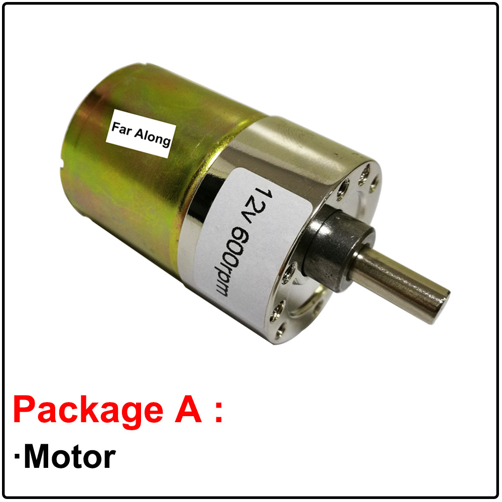 12V 24V Micro Brushed DC Gear Motors 12 Volt High Torque Slow Low Speed 5 To 600RPM in DC Motor Adjustable Speed Reversed