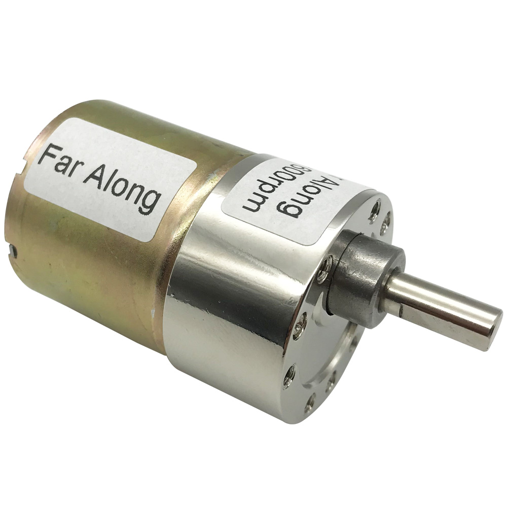 12V 24V Micro Brushed DC Gear Motors 12 Volt High Torque Slow Low Speed 5 To 600RPM in DC Motor Adjustable Speed Reversed