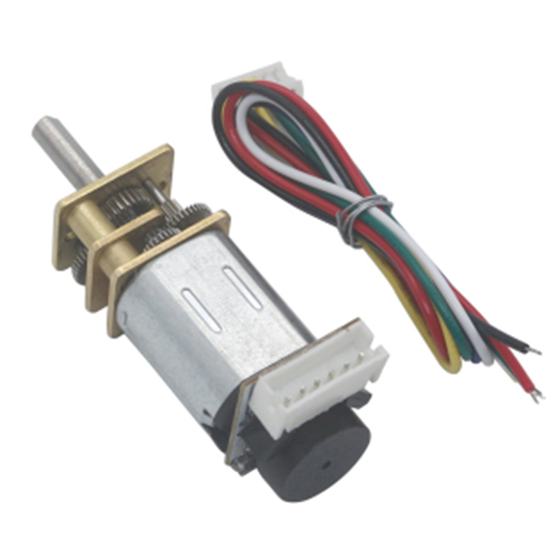 N20 Mini DC Encoder Gear Motor 6V 12V Encoder High Speed 39-3000RPM Adjustable Speed Reversible In DC Motor for Smart Device