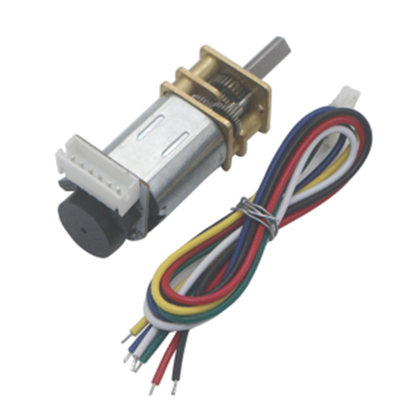 N20 Mini DC Encoder Gear Motor 6V 12V Encoder High Speed 39-3000RPM Adjustable Speed Reversible In DC Motor for Smart Device