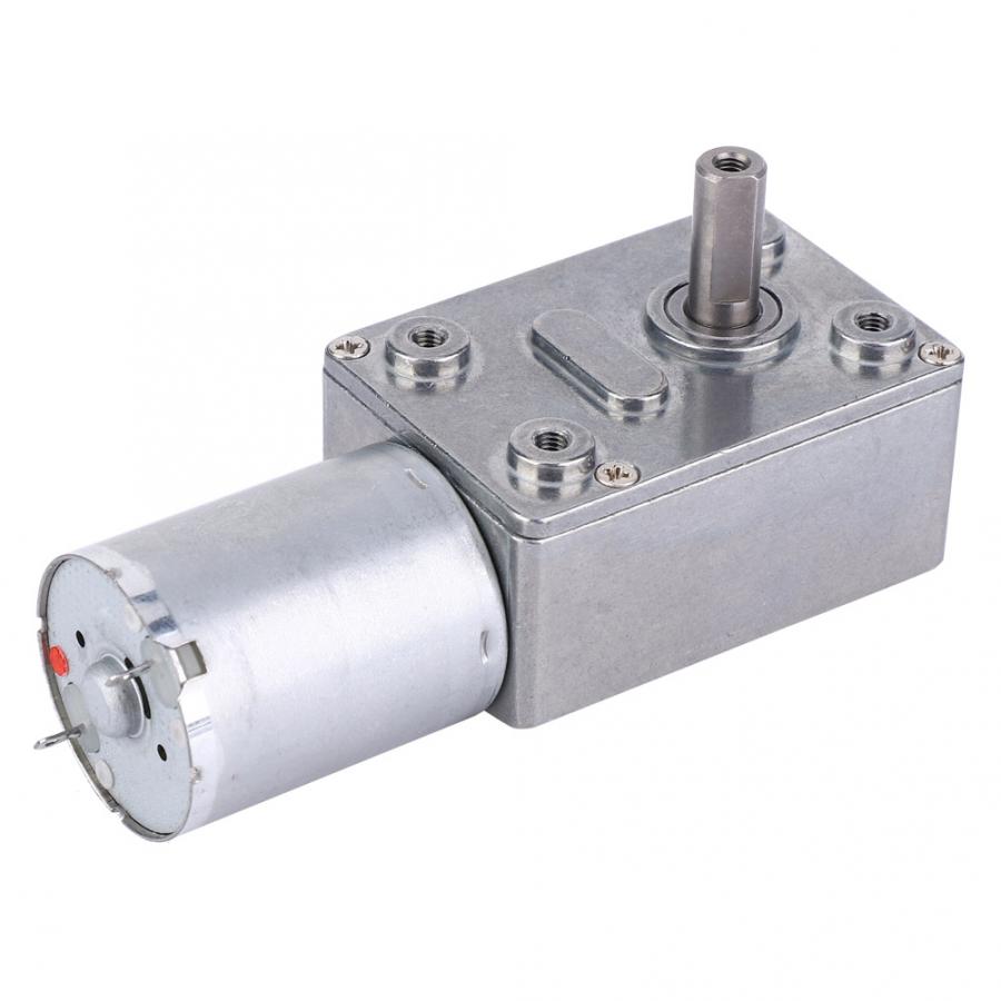 Speed Regulator for DC Motors Micro Type DC Speed Reduction Motor Large Torsion Worm Gear Motor 6V for Multiple Purposes