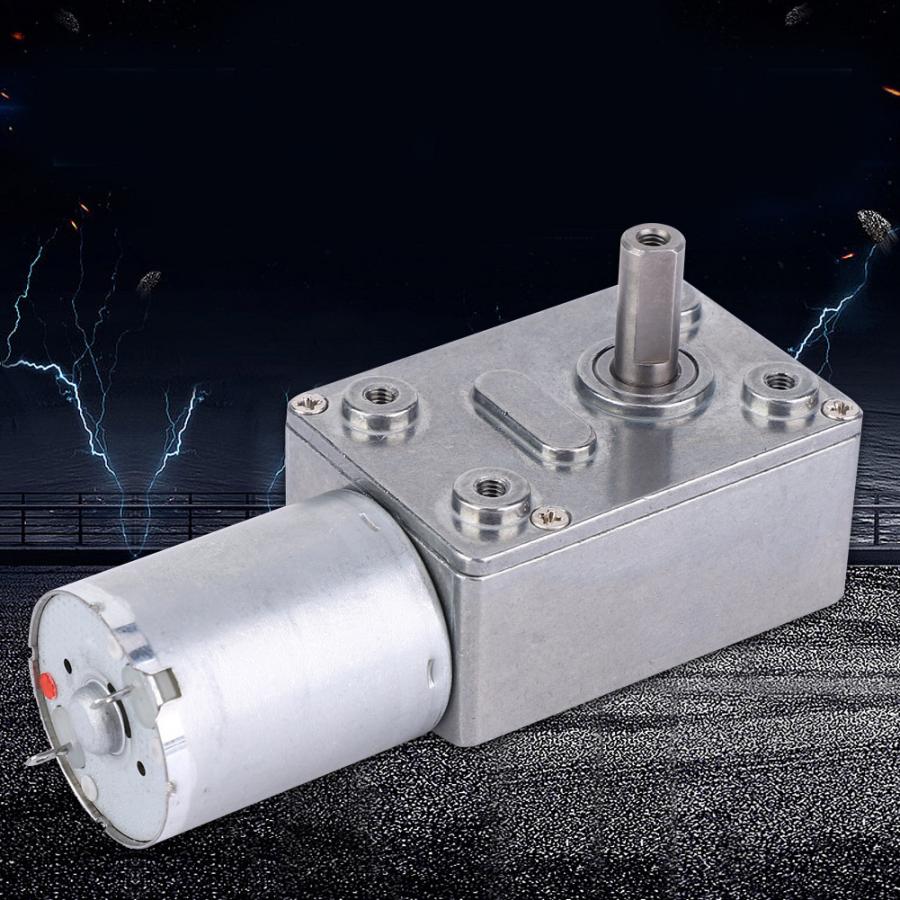 Speed Regulator for DC Motors Micro Type DC Speed Reduction Motor Large Torsion Worm Gear Motor 6V for Multiple Purposes