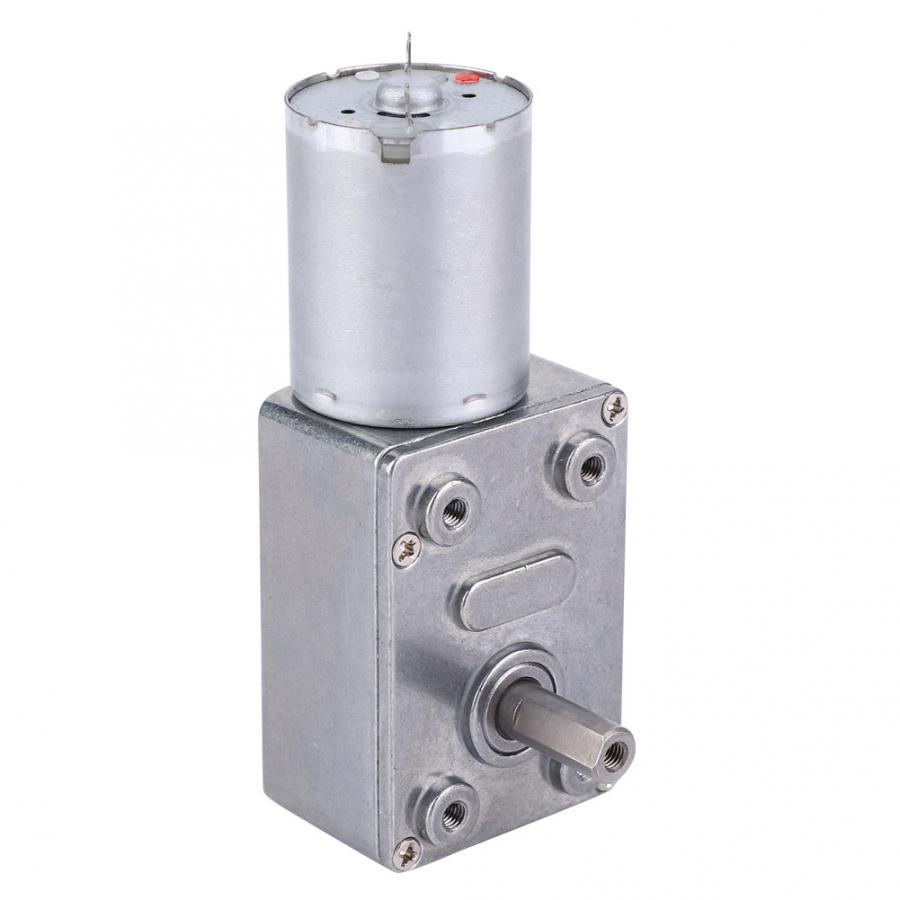 Speed Regulator for DC Motors Micro Type DC Speed Reduction Motor Large Torsion Worm Gear Motor 6V for Multiple Purposes