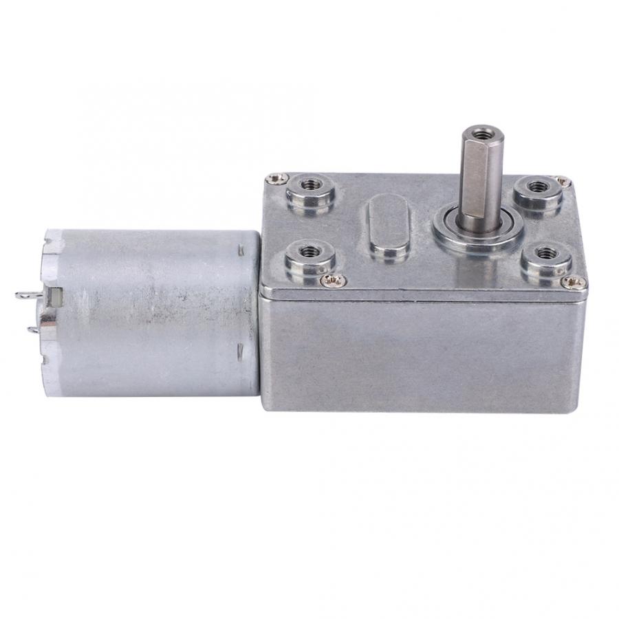 Speed Regulator for DC Motors Micro Type DC Speed Reduction Motor Large Torsion Worm Gear Motor 6V for Multiple Purposes