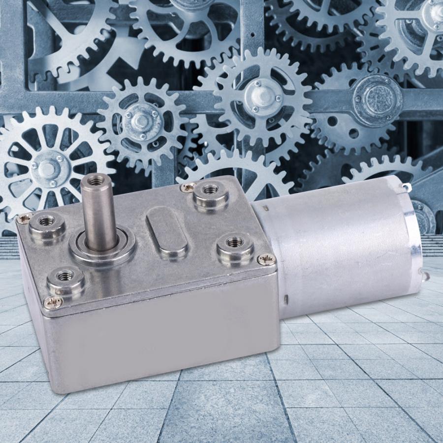 Speed Regulator for DC Motors Micro Type DC Speed Reduction Motor Large Torsion Worm Gear Motor 6V for Multiple Purposes