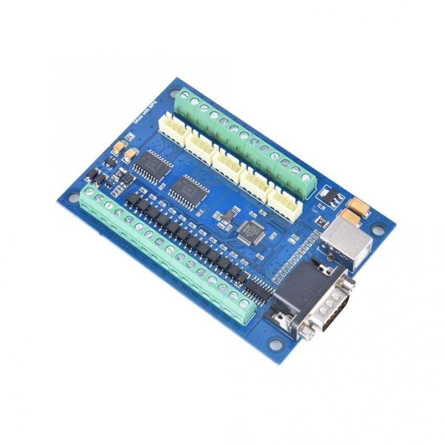 Manual Pulse Generator MACH3 USB 5 100KHz Motion Controller Card Board+Electronic Handwheel Motion Controller Set