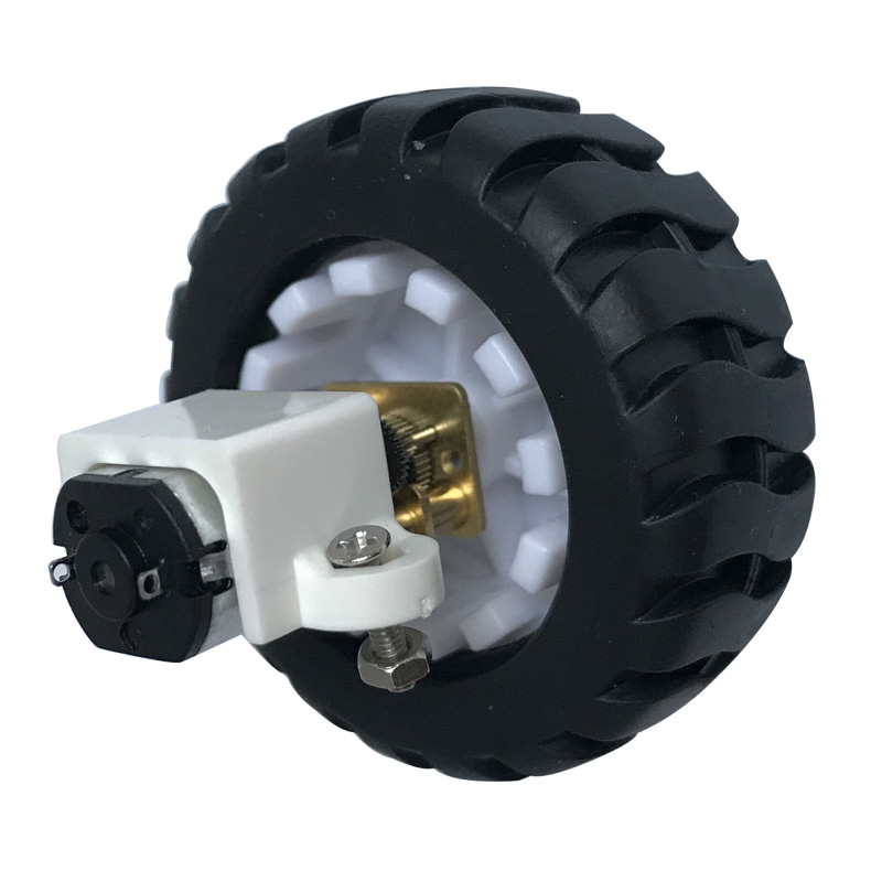N20 Electric Mini Micro DC Geared Motors 3V 6V 12V Low Speed 15-600RPM In DC Motor with Mounting Bracket Wheel Tire for DIY Toys