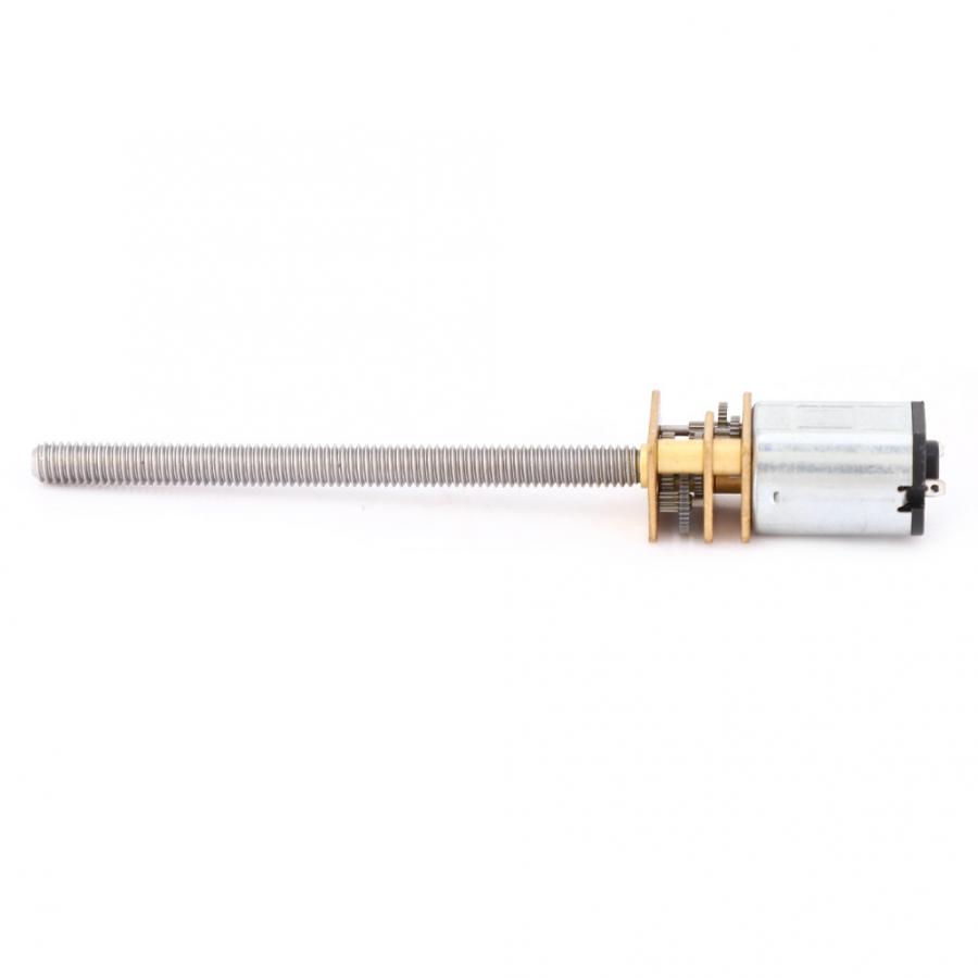 N20 Gear Motor Lead Screw Speed Reduction Motor M4x55mm Ball Screw Speed Reducer 3V Electric Motor