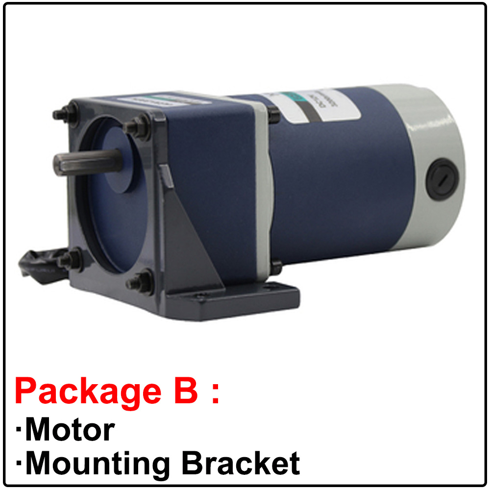 12V 24V Micro Metal DC Electric Geared Motor 30W Slow Speed 10-600RPM Low Noise Reversible Motor Adjustable Speed