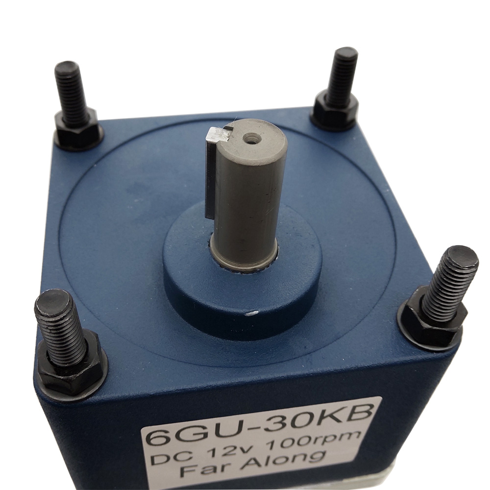 300W Micro Geared Reducer Motor DC 12V 24V Low Speed 10 To 1000RPM High Torque 19.7 To 400KG Adjustable Speed Reversible Motor