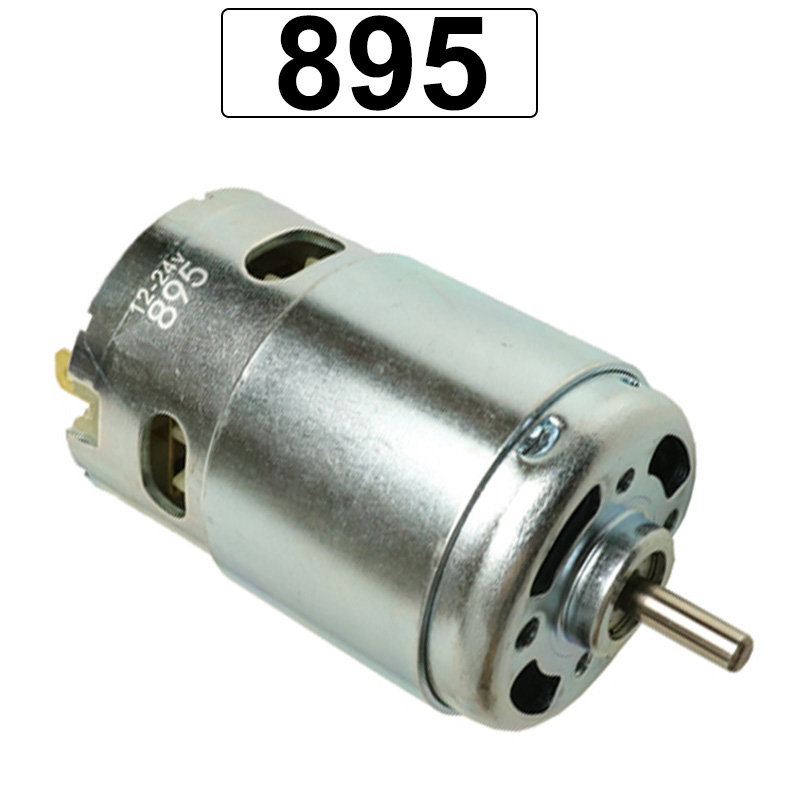 895 High Torque High RPM DC Motors 12V 24V 3000/6000/9000/12000/18000RPM Use for Scooter Cutting Machine Electric Grinder Motor
