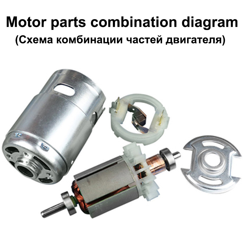 Powerful 12V Electric DC Motor 895 High Speed 6000/12000RPM Reversible Use for Scooter Electric Grinder Cutting Machine, Etc.