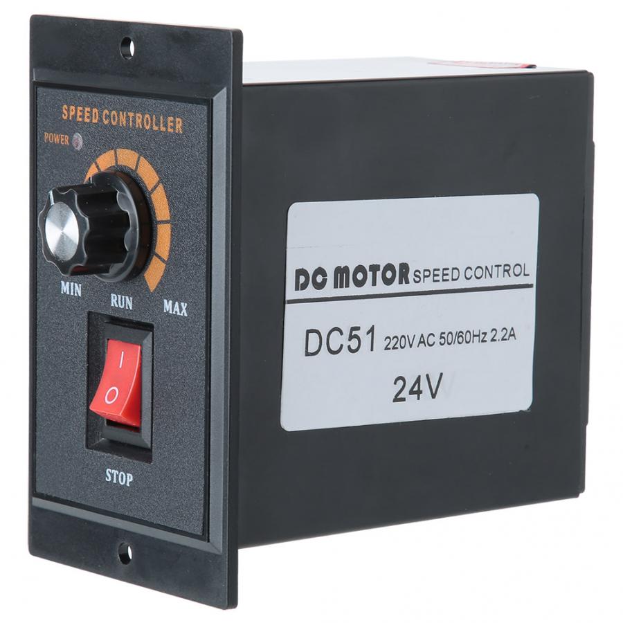Motor Speed Controller ABS Housing Permanent Magnet Motor Regulated Speed Input Voltage 220VAC