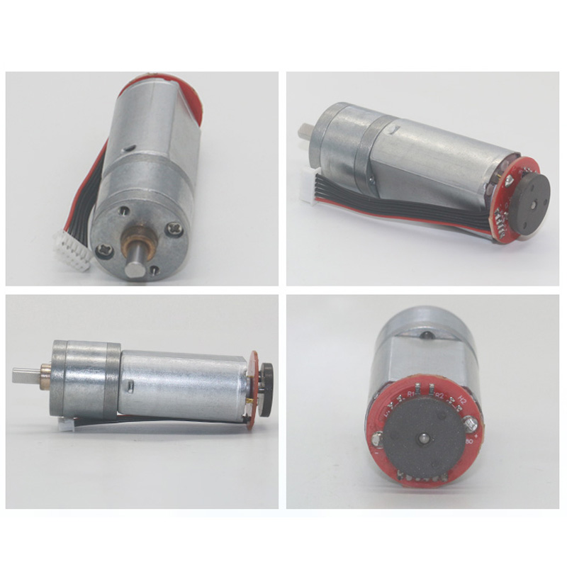20GA180 Micro Mini DC Encoder Gear Motors 12V 24RPM To 480RPM with Hall Encoder Adjustable Speed Reversible In DC Motor