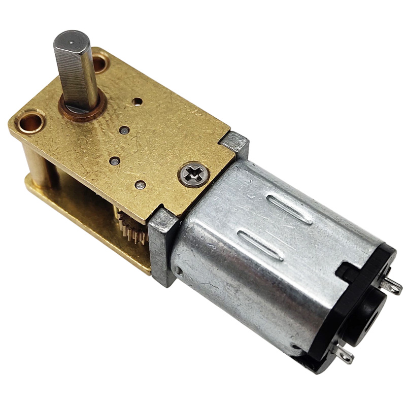 N20 Micro DC Geared Motor 3V 6V 12V Metal Gears Low Speed 15/30/60/63/120RPM Reversed Adjustable Speed for DIY Smart Robot Toys