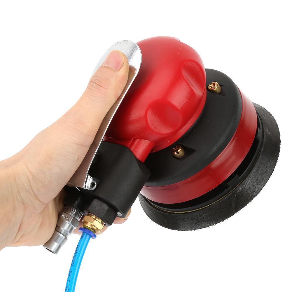 Automotive Polishing Machine 5 Inch Pneumatic Polisher Air Water Sander 1/4 Inch Inlet Grinding Machine Kit Top