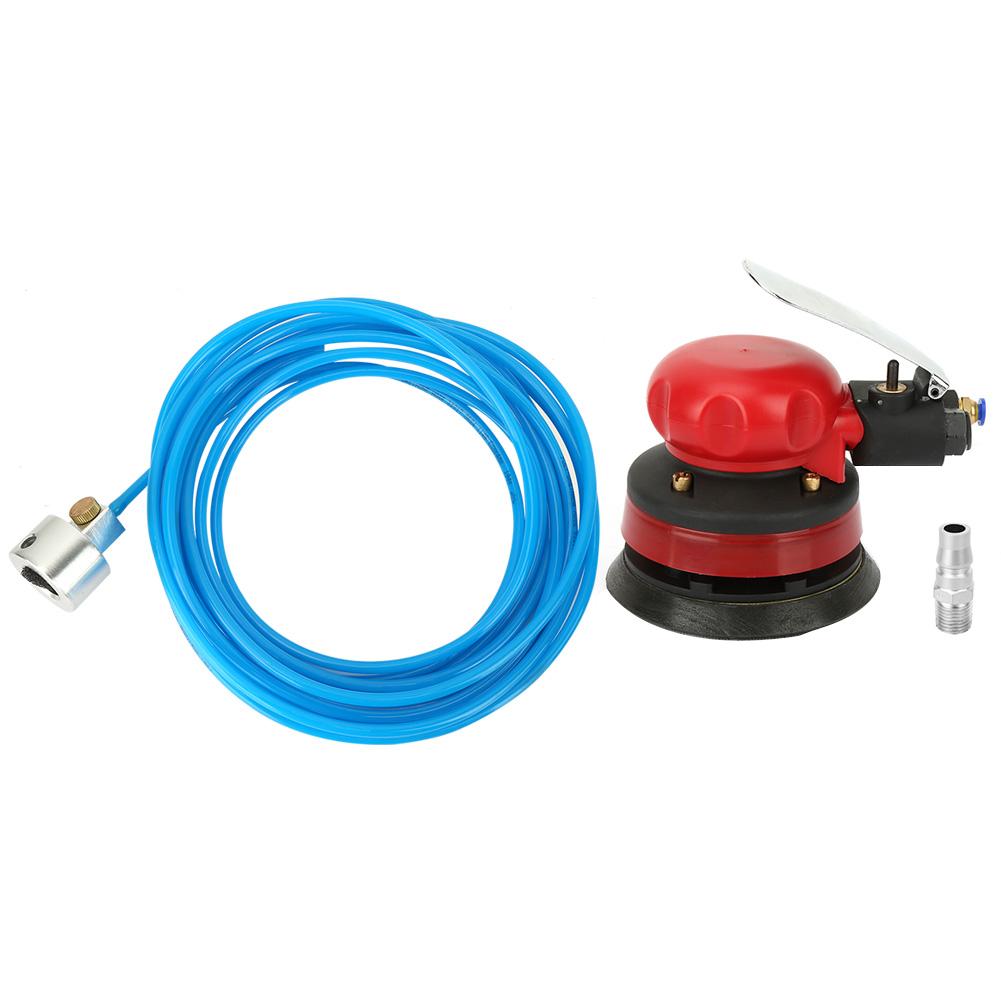 Automotive Polishing Machine 5 Inch Pneumatic Polisher Air Water Sander 1/4 Inch Inlet Grinding Machine Kit Top