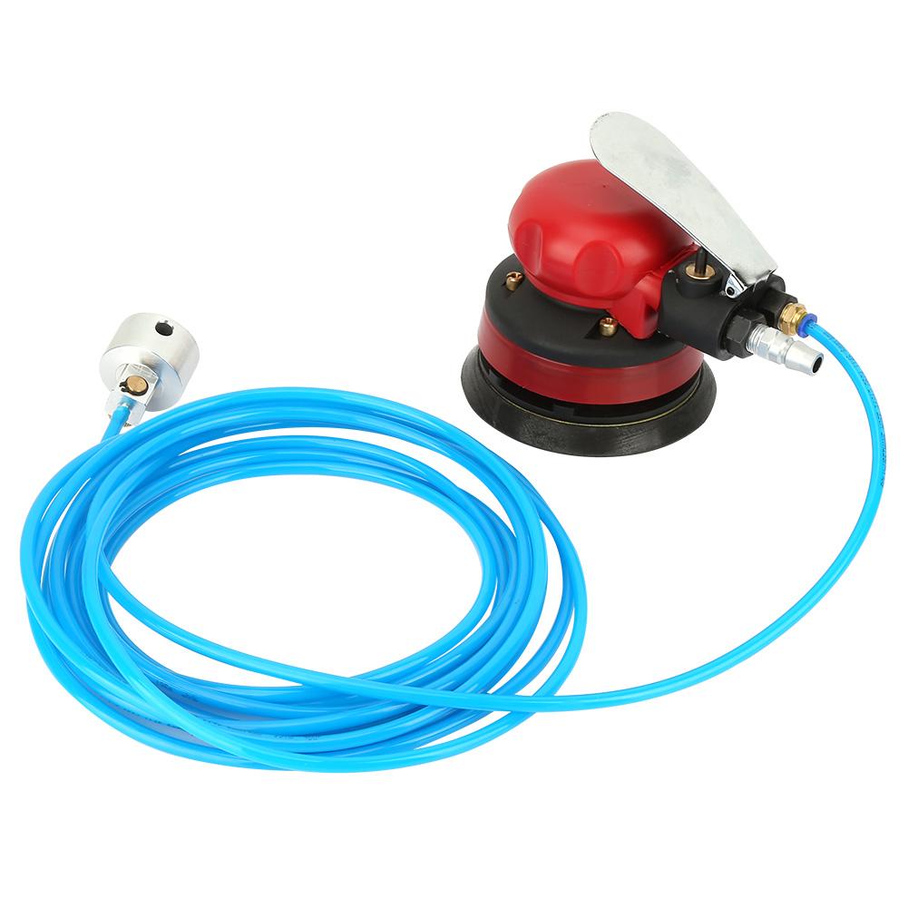 Automotive Polishing Machine 5 Inch Pneumatic Polisher Air Water Sander 1/4 Inch Inlet Grinding Machine Kit Top