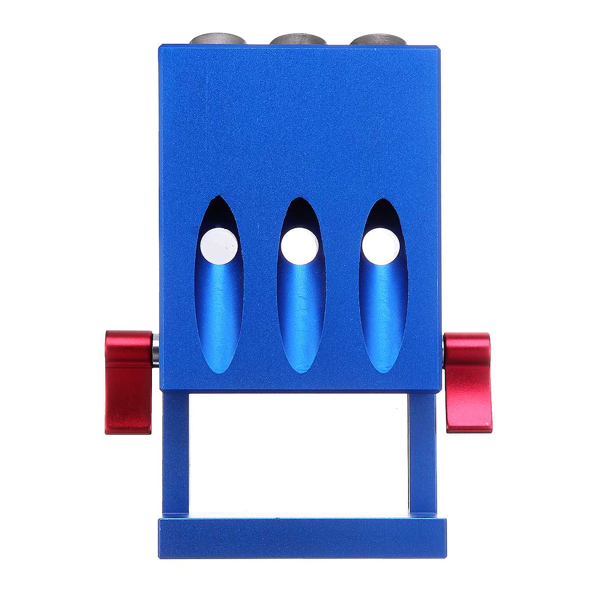 XK-3 Pockets Hole Jig Woodwork Guide Repair Carpenter Kit System 9.5mm Drill Bit 3 Holes Woodworking Oblique Drill Guide Locator