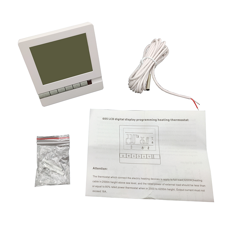 MK605 Ship from Russia LCD Floor Heating Thermostat Room Temperature Controller Weekly Programmable Electric Heating Thermostat
