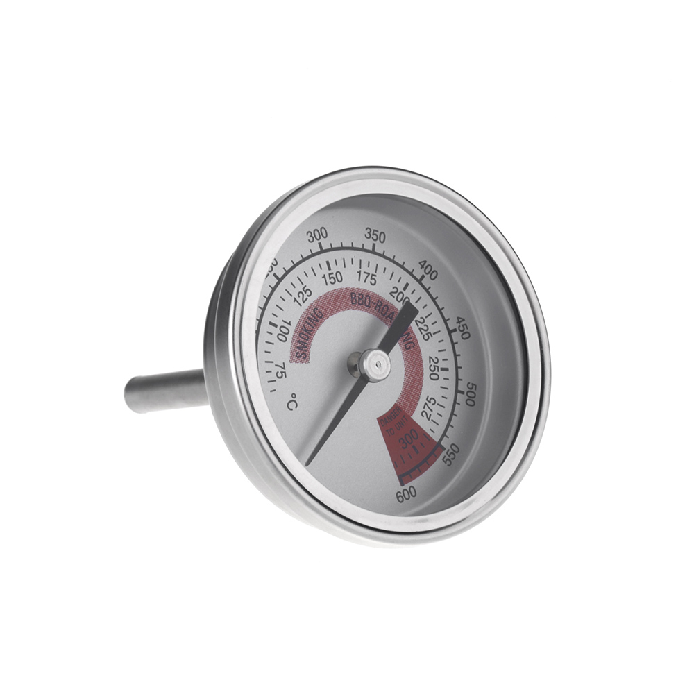 Oven Thermometer Stainless Steel BBQ Smoker Pit Grill Thermometer Temp Gauge with Dual Gage Kitchen Baking Tools for Home