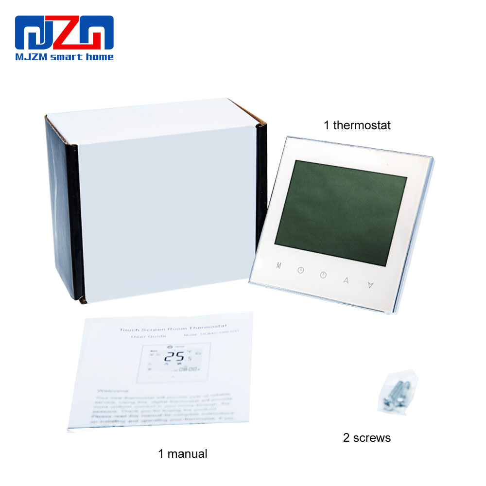 MJZM 16A-3000-WiFi Thermostat Temperature Controller for Electric Floor Heating Works with Alexa Google Home Has Memory Function