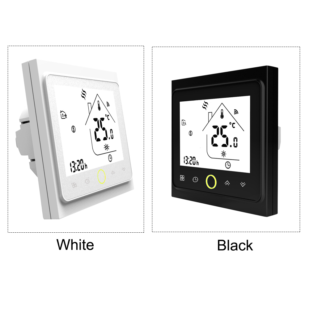 BHT-002GBLW Home WiFi Digital Temperature Controller Thermostat for Gas Boiler Home Control Thermoregulator for Warm Room