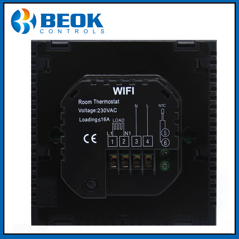 Beok WiFi Smart Thermostat TGT70WIFI-EP Electric Floor Heating Temperature Controller