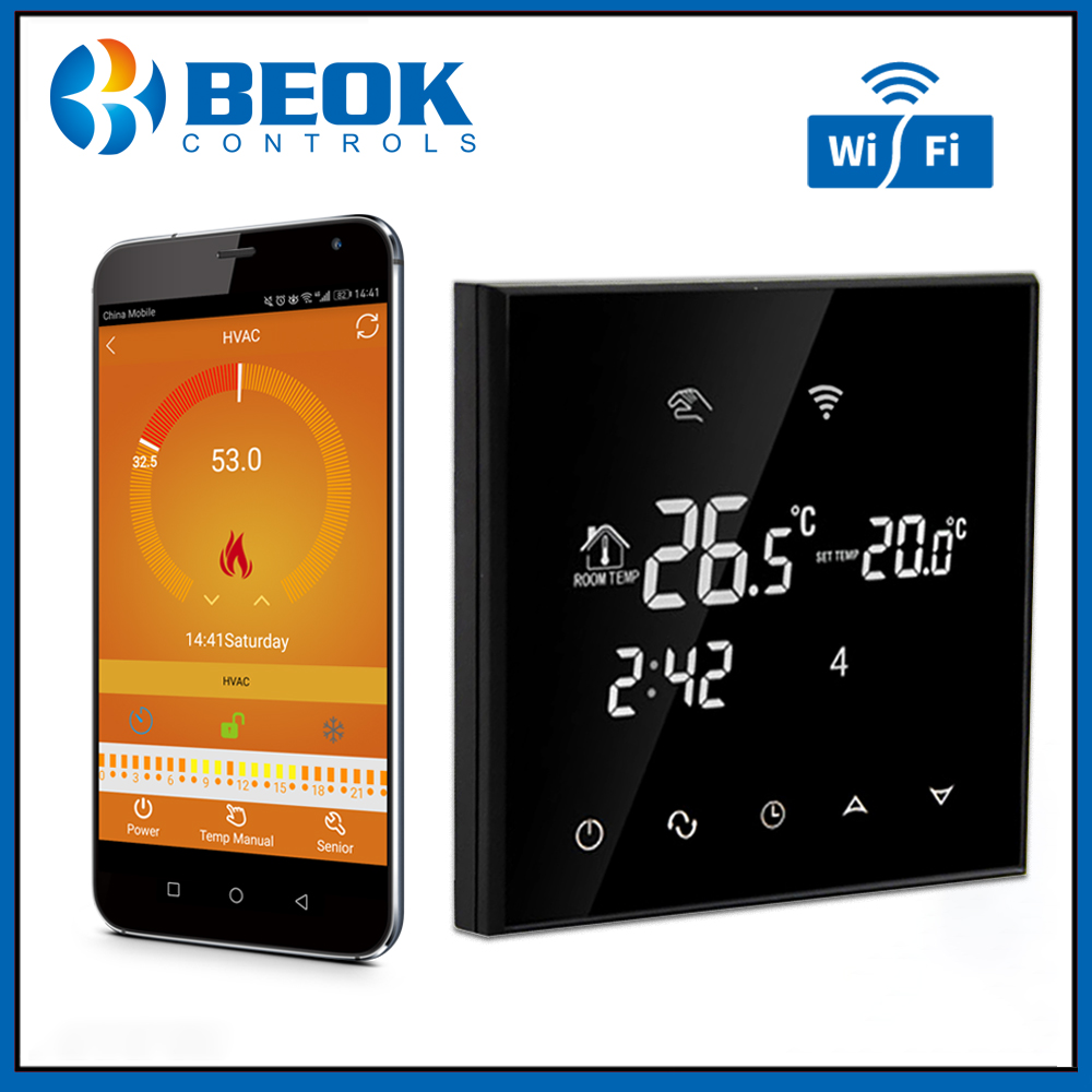 Beok WiFi Smart Thermostat TGT70WIFI-EP Electric Floor Heating Temperature Controller