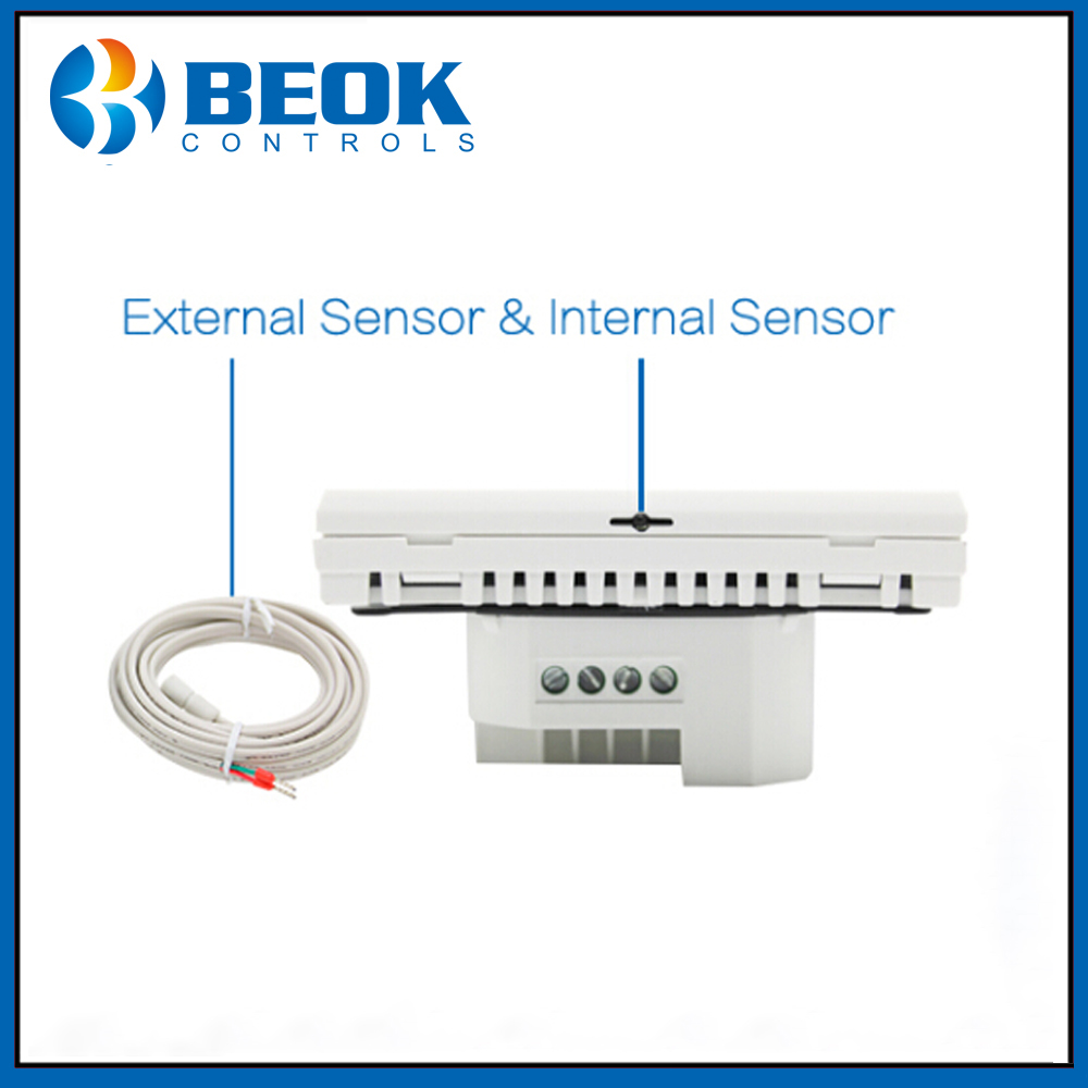 Beok Remote Control TDS23WIFI-EP Thermostat with Large Touch Screen Display Electric Temperature Controller