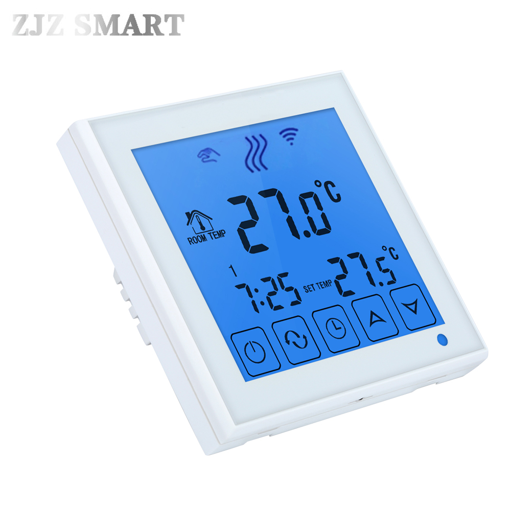 WiFi Programmable APP Intelligent Water Heating Thermostat Programmable Temperature Switch Controller Controller for Hot Floor
