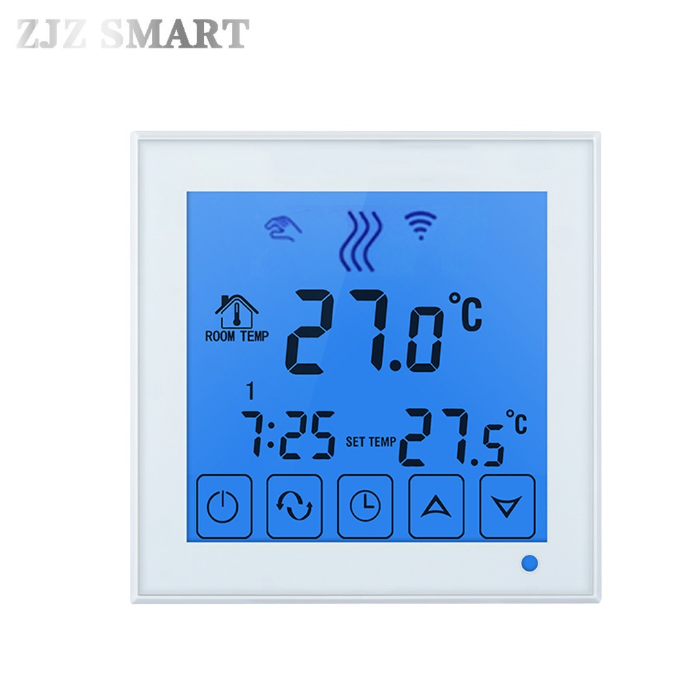 WiFi Programmable APP Intelligent Water Heating Thermostat Programmable Temperature Switch Controller Controller for Hot Floor